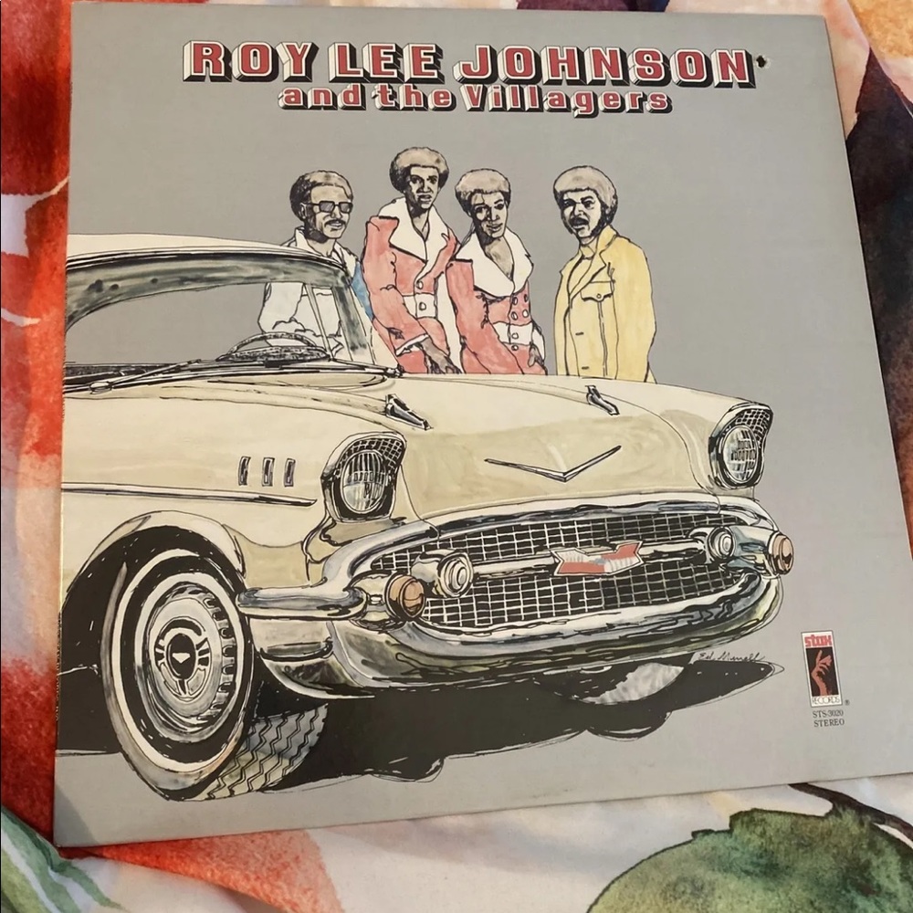 Roy Lee Johnson And The Villagers Self Titled LP 33 Rpm Stax Records STS-3020